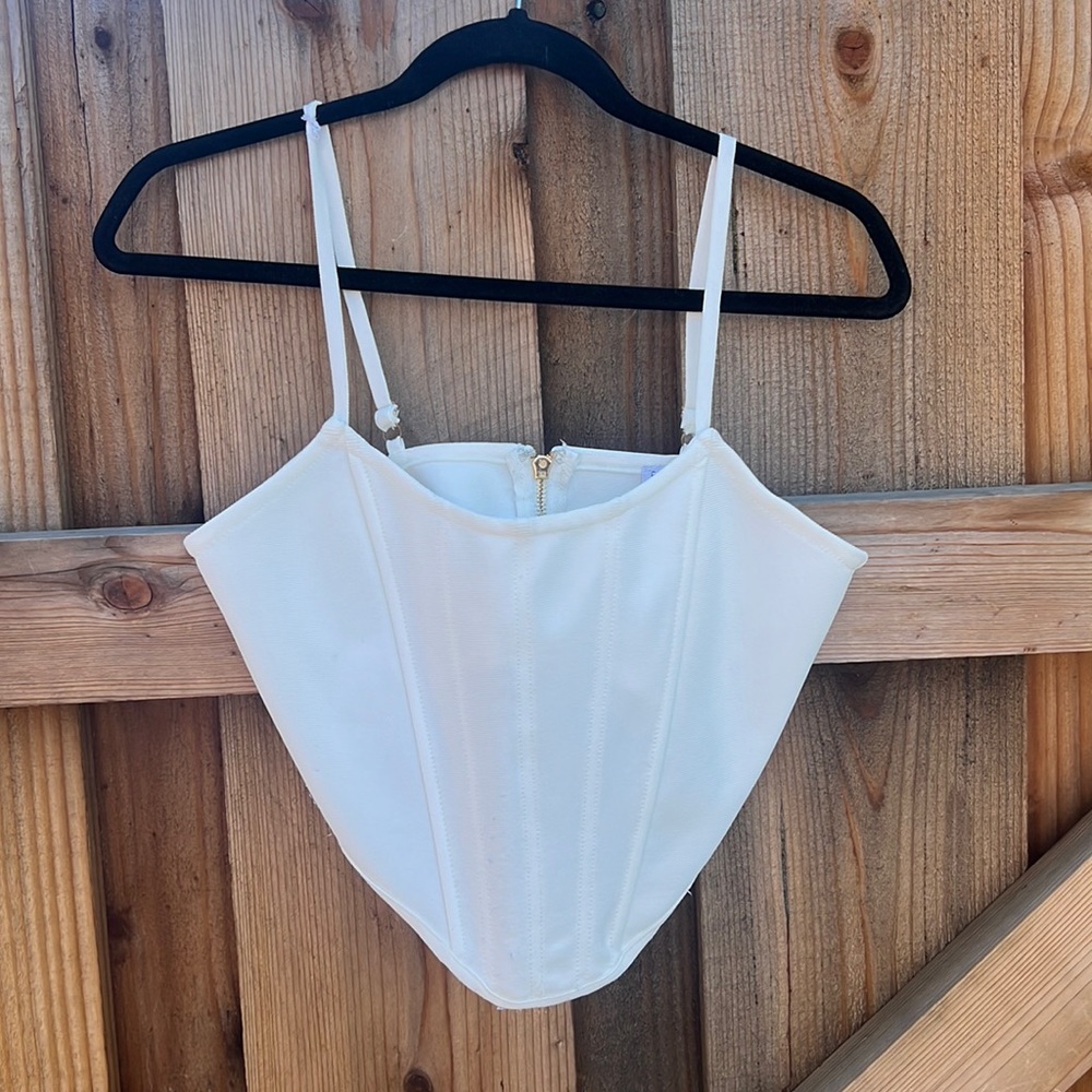 Crop dressy shirt